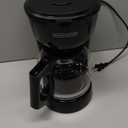 BLACK+DECKER 12-Cup Coffee Maker with Easy On/Off Switch, Easy Pour, Non-Drip Carafe with Removable Filter Basket, Vortex Technology, Black