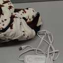 Cow Print Heated Electric Blanket Soft Western 60" x 50" Heating Blanket Cozy Throw Fast Heating 1-10H Auto-Off 8 Heat Level Over-Heat Protection Double Sided Cow Printing (Black, Brown and White)