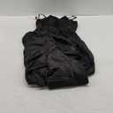 Long Satin Spaghetti Strap Prom Dress (Small, Black)