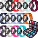 Sport Bands Compatible with Samsung Galaxy Watch 8 7 6 5 40mm 44mm Galaxy 6 Classic 47mm 42mm 8 Classic 46mm Bands Silicone Watch Bands&Storage Organizer for Women Men