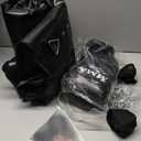 4FT Hanging Punching Bag for Adults, Super PU Leather Boxing Training Equipment Heavy Bag with 12OZ MMA Gloves, Unfilled Kicking Bag Boxing Set for Training Karate Kickboxing Muay Thai