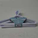 Whitmor Slim Sure Grip Hangers S/10-Paloma Gray (White + Grey)