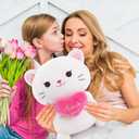 Achwishap Teacher Appereciation Gifts Cat Stuffed Animal-Thank You Cat Plush,14” Cats Plush Toys Birthday Gifts for Kids,Cute Plushies Kitten Stuffed Huggging Pillow,Gratitude Animal Pillow for Adults