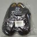 Zizor Men's Comfy Caterpillar Slippers Indoor Outdoor House Shoes, Warm Soft Knit Upper Fuzzy Fleece Lined Memory Foam Sole with Hard Bottom (Brown)