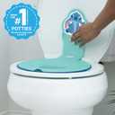 Bright Starts Disney Baby Stitch Flip & Sit Potty Training Seat, Attaches to Toilet Securely, Space Saving Design Fits Most Toilets, Easy to Clean