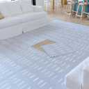Little Landings Baby Play Mat for Floor - Shoreline (6x8ft) - Interlocking EVA Foam Play Mat Tiles for Babies & Toddlers, Non-Toxic Playmat for Tummy Time, Crawling & Playroom - Rug-Look Design