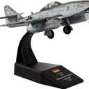 HANGHANG 1/72 Messerschmitt Me 262A Fighter Attack Plane Diecast Military Models Metal Airplane Models for Collection or Gift