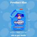 JOYIN 100 Oz Concentrated Bubble Solution (up to 8 Gallon) for Large Party in Summer Celebrations, Party Favor, Bubble Summer Toy, Classroom Prizes, Easter (Blue)