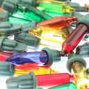 SQXBK 100PCS 2.5V0.17A Christmas LED Replacement Bulb Christmas Tree Replacement Lights Outdoor String Light Replacement Bulb LED Light Bulb for Party Garden Christmas Tree with Base