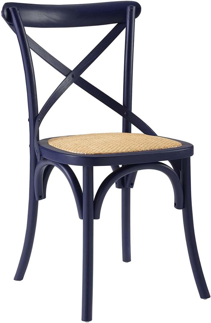 Modway Gear Dining Side Chair, Midnight Blue, Pack of 1