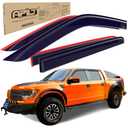 Amazon.com: APILT Outside-Mount Rain Guards Window Visors for 2009-2014 Ford F-150 SuperCrew & 2010-2014 SVT Raptor SuperCrew Wind Deflector Truck Accessories Dark Smoke 4-Piece Set with Thicker : Everything Else
