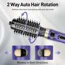 Beautimeter Hair Dryer Brush, Rotating Blow Dryer Brush with 2-Inch and 1.5-Inch Brushes, 3 in 1 Hot Air Styler and Rotating Brush, Hair Dryer Brush Blow Dryer Brush in One (Purple)