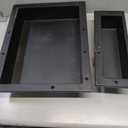 Redi Niche Double Niche Recessed Shower Shelf- Black, Two Inner Shelves, 16-Inch Width x 26-Inch Height x 4-Inch Depth