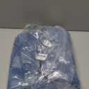 Sidefeel Women's Wide Leg Jeans High Waisted Stretchy Straight Leg Checkered Loose Denim Pants (18, Iceland Blue)