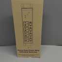 CCCEI Heavy Duty Surge Protector Power Strip 20 Amp Individual Switches. 6FT 12 Gauge Extension Cord with Multiple Outlets. Kitchen, Garage, Shop, Industrial Wall Mount Electric Extender, Yellow.