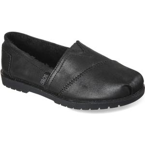 Skechers Women's Bobs Chill Lugs-Urban Spell Loafer (9.5, Black/Black)
