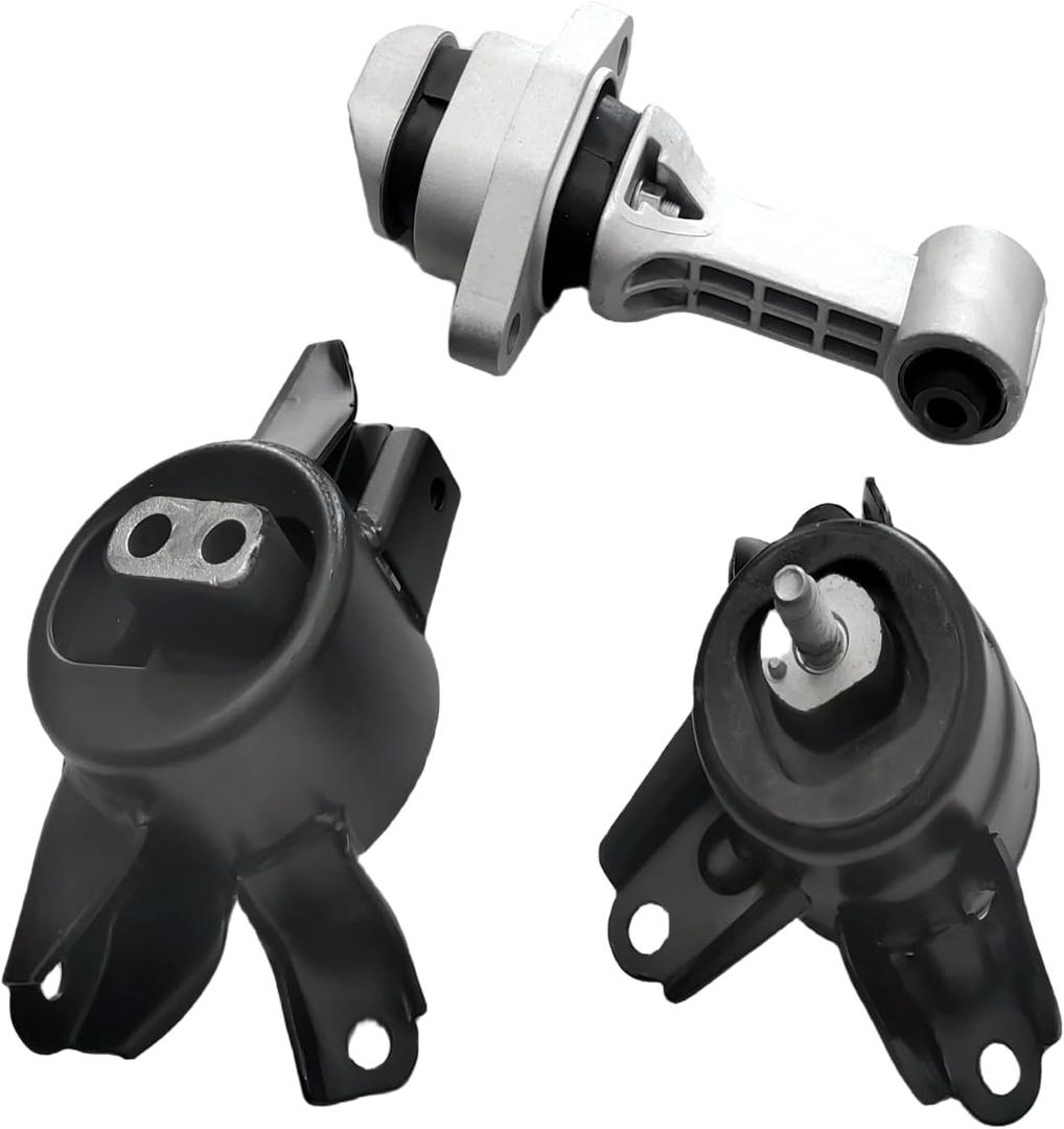 Engine Motor Transmission Mount 3 Kit Compatible with Hyundai Accent 2012-2017 Veloster/Kia Rio/Forte 1.6L/El-an-tra 2011-2016/Coupe 2014 1.8L 9797 9758 9761 A71004 A71029 A71020 (2012-2014 Hyundai Accent 1.6L)