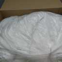 Bedsure Queen Comforter Set, White Soft Prewashed Bedding for All Seasons, 3 Pieces GentleSoft Bed Set, 1 Lightweight Comforter (90"x90") and 2 Pillowcases (20"x26")