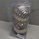 4in Large Christmas Ornaments Shatterproof Christmas Ball Ornaments Giant Hanging Balls Mercury Decorations for HolidayChampagne,4PC