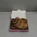 Short Ombre Blonde Wavy Wig for Women 14 Inch Shoulder Length Curly Wavy Bob Wig Short Wavy Wigs Natural Looking Heat Resistant Synthetic Curly Wig for Daily Party Use (Ombre Blonde, 14 inch)