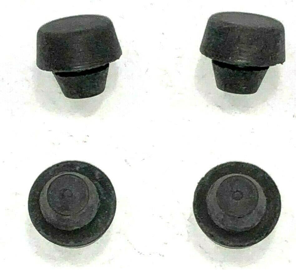 License Plate Rubber Bumpers Glass Stop Bumpers Fit 5/16 Hole (Qty- 4) #1755