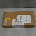 Amazon Basics Front Door Lock Set, Handleset with Shelby Lever, Level Door Handle, Exterior, Single Cylinder Packs, Satin Nickel, 1-Pack