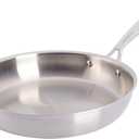 Babish 10-Inch Tri-Ply Stainless Steel Frying Pan  Professional Grade Skillet for Searing, Sauting & Everyday Cooking