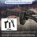 Q20 Full Twist Throttle Compatible with Ridstar Q20 Full Twist Throttle for 3-Pin Universal Ebike Throttle Waterproof Used for Upgrading Electric Scooters.