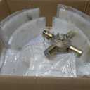 22” Alabaster Chandelier 4-Light Modern Gold Round Chandelier