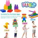 FUBAODA Kids 600pcs Set Building Blocks Construction Toy - Learning Playset STEM Educational Kit Child Branin Development Preschool Kindergarten Toy