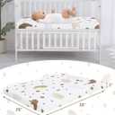 lasoftan Pack and Play Mattress - 38" x 26" Soft Breathable Portable Mattres Waterproof & Washable Perfectly fits Pack n Play