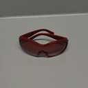 Oversized Trendy Wrap Around Sunglasses for Women Men - Cool Concert shades 2000s Retro Round Big Shield Glasses (Red)
