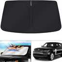 KUST Windshield Sun Shade for 2013-2019 2020 2021 Land Rover Range Rover (Not Fit Range Rover Sport) Accessories Window Sunshade Sun Visor Protector Foldable Block UV Rays