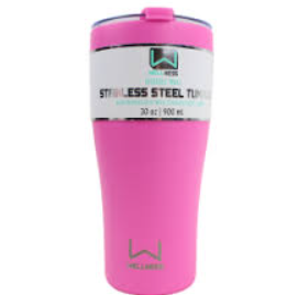 Hydraflow Hybrid - Triple Wall Vacuum Insulated Water Bottle with Flip Straw (25oz, Clay) Stainless Steel Metal Thermos, Reusable Leak Proof BPA-FREE for Sports and Travel
