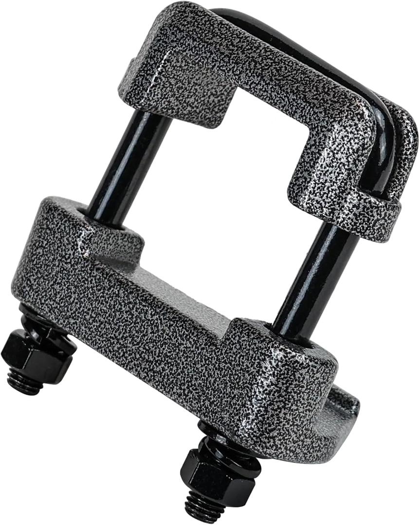 Anti Rattle Clamp Hitch Tightener, Stabilizer for 2" Trailer Hitches, Anti-Rust Triple Protective, Reduce Movement & Noise, for Bike Rack,Hitch Receiver Black Textured Powder Coat.