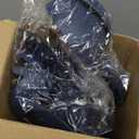 Silicone Cooking Utensils Set  AVGPD Silicone Kitchen Utensils for Cooking Wooden Handles, 446°F Heat Resistant Kitchen Utensil Spatula Sets, Gadgets for NonStick Cookware BPA FREE (Navy Blue)