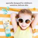 Aveeno Kids Continuous Protection Zinc Oxide Mineral Sunscreen Lotion for Children's Sensitive Skin with Broad Spectrum SPF 50, Tear-Free, Sweat- & Water-Resistant, Non-Greasy, 3 fl. oz