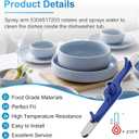 2026 NEW 5304517203 Dishwasher Lower Spray Arm for Frigidaire Kenmore Crosley, Replaces 154568001, 154568002, 1545680, 1543358, 154414101, 1542508, 530450652, AP6783883,1545680 pw asm - Blue