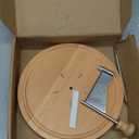 Cheese Curler, Cheese Curler Wheel for i.a. Tte de Moine and Chocolate, Sharp Blade, Wood Base, Suitable for Restaurants, Cafes, and Dessert Shops, Home