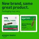 Amazon Basics Dental Dog Treats to Help Clean Teeth & Freshen Breath for Medium Dogs, Unflavored, Per Pack: 36 Count, 2.25 pounds (Previously Wag) (EXP 09/27/27)