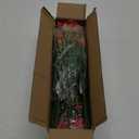 8 Bundles Artificial Flowers Outdoor, UV Resistant Fake Plants for Outsides Farmhouse Home Garden Office Patio Front Porch (8, Rose Red)