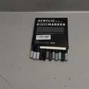 ZZWUAPT Grey Dual Tip Acrylic Paint Pens,Adult Artist Acrylic Paint Markers for Wood, Canvas, Stone, Rock Painting, Glass, Ceramic Surfaces