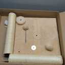 ANWA 32" Tall Cat Scratching Posts for Indoor Cats, 3-in-1 Vertical Cat Scratching Post with Plush Toys, Premium Sisal Post for Cats at All Ages with Reinforced Stable Base, Beige