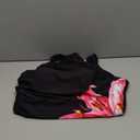 One Piece Bathing Suit for Women High Neck Tummy Control Swimsuit Modest Slimming Full Coverage Swimwear (X-Large, Black Lily)