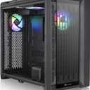 Thermaltake CTE C750 TG ARGB E-ATX Full Tower with Centralized Thermal Efficiency Design; 3x140mm CT140 ARGB Fans Pre-Installed; Tempered Glass Front & Side Panel; CA-1X6-00F1WN-01; Black