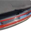 OMAC Rear Bumper Sill Cover Protector Guard for VW Tiguan 2018-2024 Stainless Steel (Edelstahl Chrom Glanz)