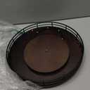 BAMBOO LAND- Lazy Susan Turntable Organizer, 13" Walnut, Lazy Susan for Table Top