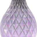 MAXWINER Essential Oil Diffuser Handmade Art Glass Aromatherapy Ultrasonic Humidifier with 7 Colors Lights Changing, Waterless Auto Shut-Off, Time Setting for Home, Office, Room 120ml (Diamond)