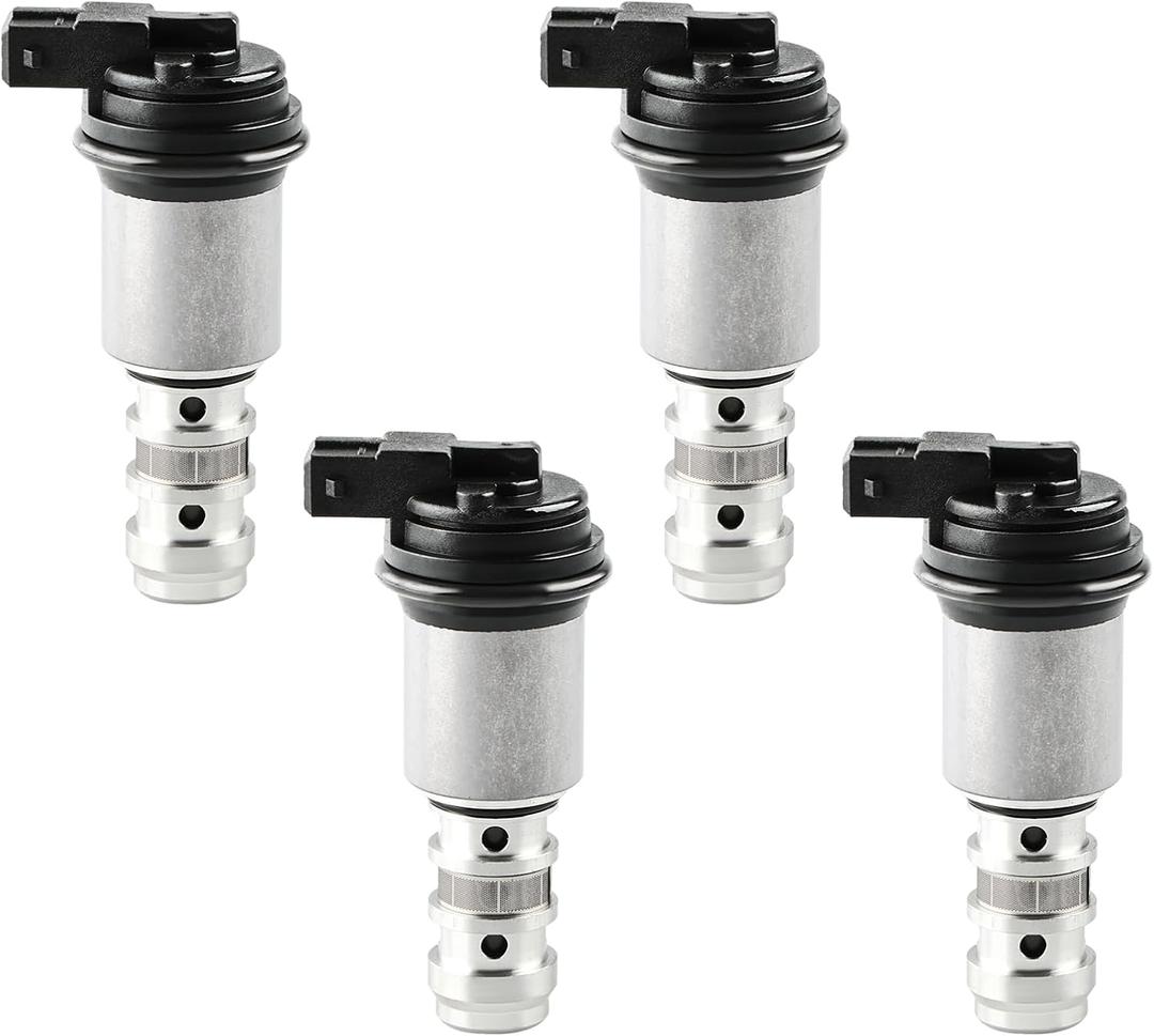 4PCS Engine Variable Valve Timing (VVT) Solenoid Actuator Compatible with BMW 545I 550I 645CI 650I 745I 745LI 750I 750LI 760I 760LI Alpina B7 X5 Replacement for 11361707323