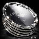 6-Pack Large Silver Serving Trays (16" x 12")  Oval Floral Engraved Serving Platters for Parties, Weddings, Birthdays, Festive Occasions  Mirror Trays for Appetizers, Charcuterie, Cookies, Desserts
